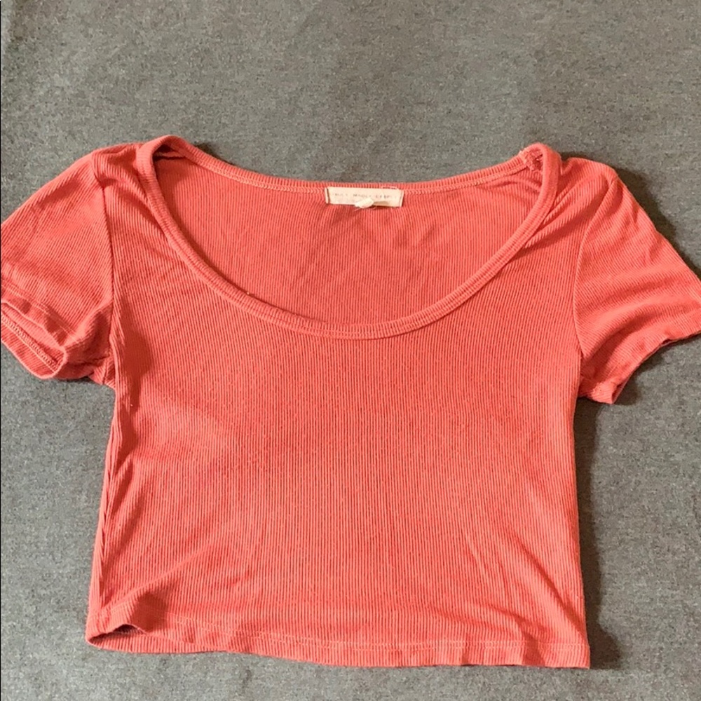 Rusty Orange Cropped Tee